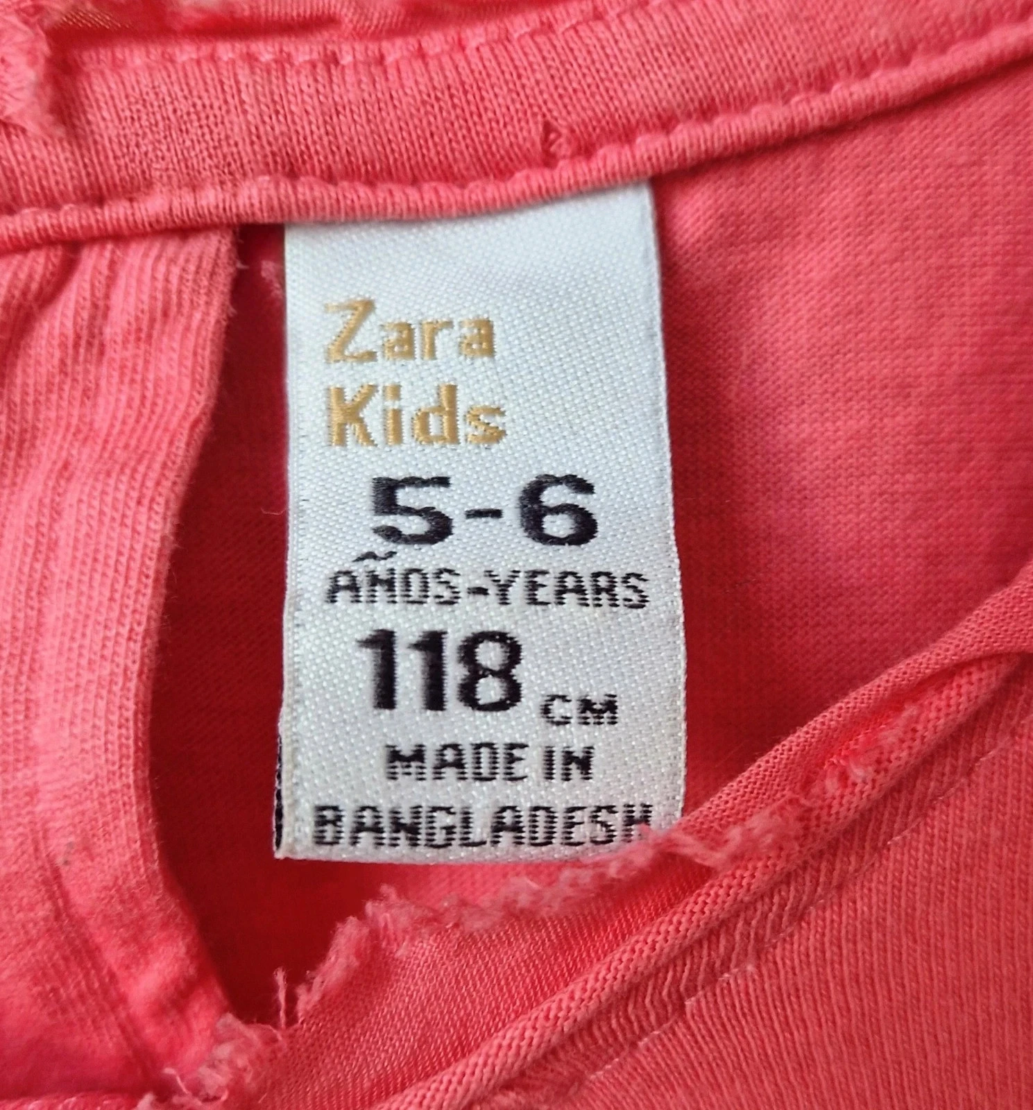 Zomerjurk Zara Maat 5/6 jaar – photo 3